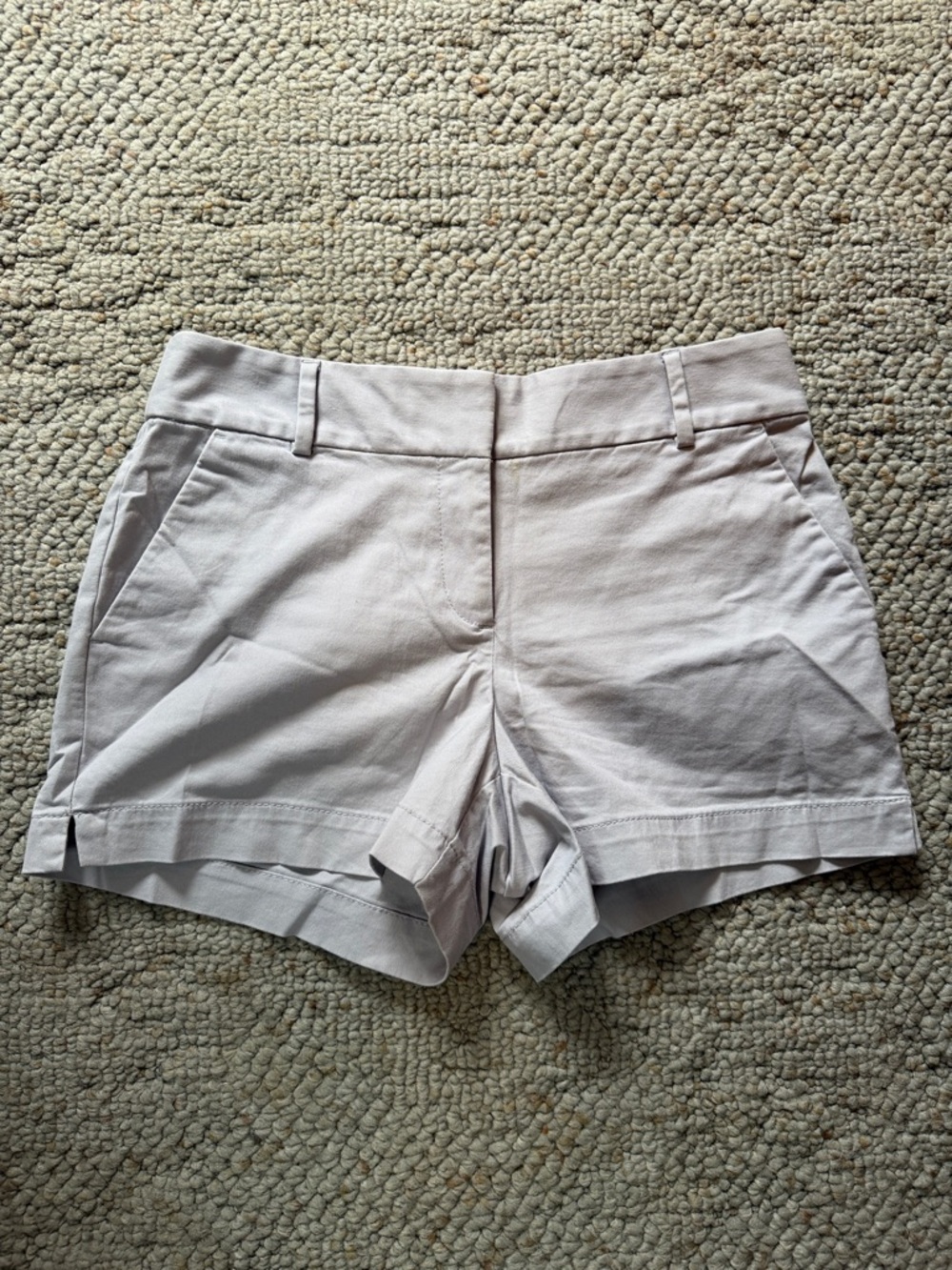 LOFT High-Waist Riviera Light Gray Women's Shorts